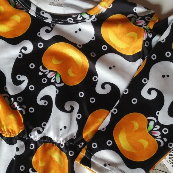 Boo's and Lanterns Tassle Halloween Onesie - Picture 4 of 4